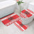 Personalized Wales Christmas Dragon Bathroom Set Nadolig Llawen Red Version - Wonder Print Shop