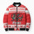 Personalized Wales Christmas Dragon Bomber Puffer Jacket Nadolig Llawen Red Version - Wonder Print Shop