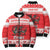 Personalized Wales Christmas Dragon Bomber Puffer Jacket Nadolig Llawen Red Version - Wonder Print Shop