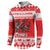 Personalized Wales Christmas Dragon Button Sweatshirt Nadolig Llawen Red Version - Wonder Print Shop