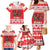 Personalized Wales Christmas Dragon Family Matching Mermaid Dress and Hawaiian Shirt Nadolig Llawen Red Version - Wonder Print Shop