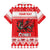 Personalized Wales Christmas Dragon Family Matching Off The Shoulder Long Sleeve Dress and Hawaiian Shirt Nadolig Llawen Red Version - Wonder Print Shop