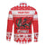 Personalized Wales Christmas Dragon Family Matching Off The Shoulder Long Sleeve Dress and Hawaiian Shirt Nadolig Llawen Red Version - Wonder Print Shop