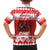 Personalized Wales Christmas Dragon Family Matching Off Shoulder Short Dress and Hawaiian Shirt Nadolig Llawen Red Version - Wonder Print Shop