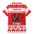 Personalized Wales Christmas Dragon Family Matching Off Shoulder Short Dress and Hawaiian Shirt Nadolig Llawen Red Version - Wonder Print Shop