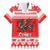 Personalized Wales Christmas Dragon Family Matching Short Sleeve Bodycon Dress and Hawaiian Shirt Nadolig Llawen Red Version - Wonder Print Shop