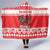 Personalized Wales Christmas Dragon Hooded Blanket Nadolig Llawen Red Version - Wonder Print Shop