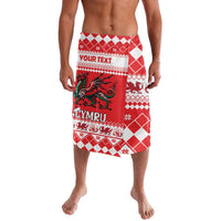 Personalized Wales Christmas Dragon Lavalava Nadolig Llawen Red Version - Wonder Print Shop