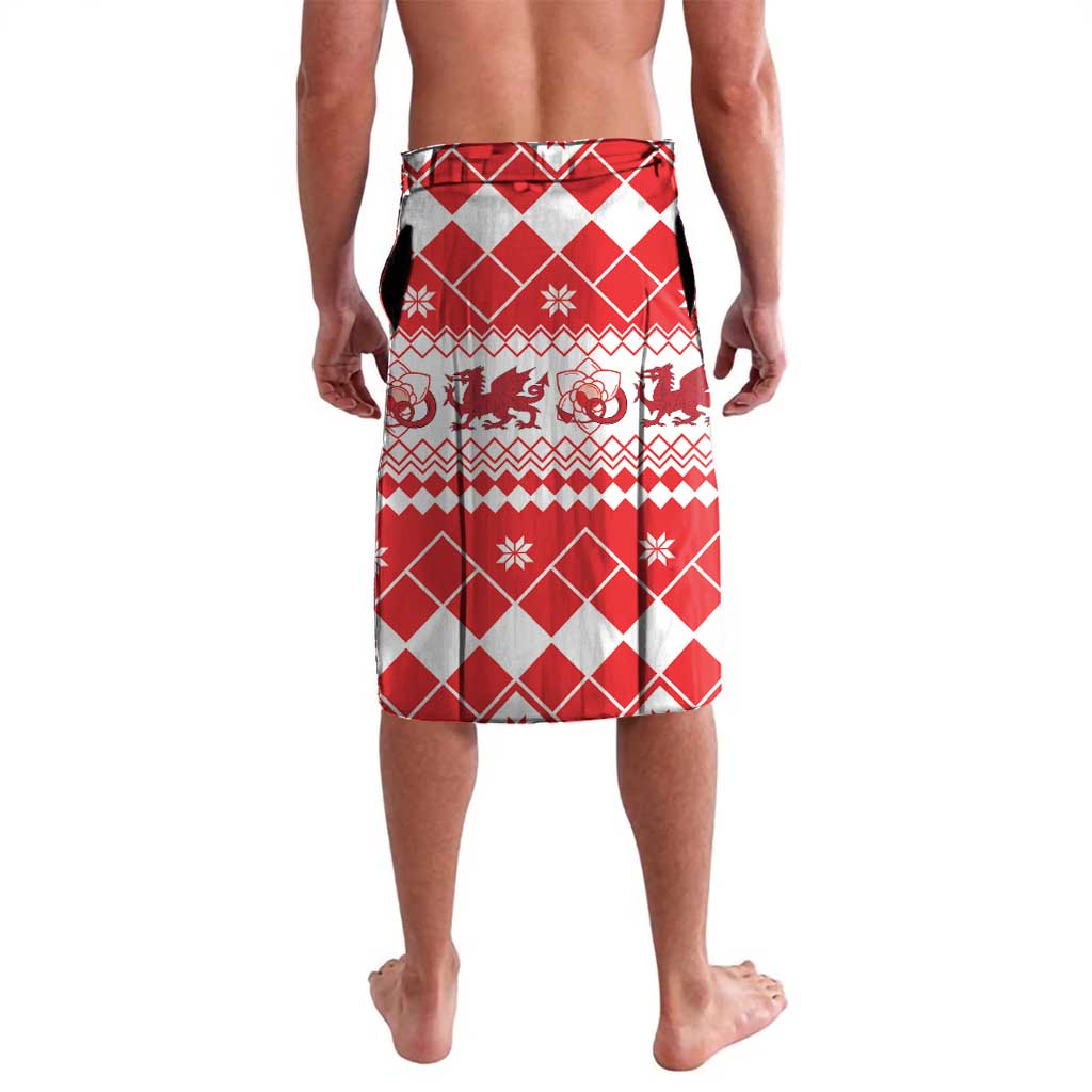 Personalized Wales Christmas Dragon Lavalava Nadolig Llawen Red Version - Wonder Print Shop