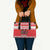 Personalized Wales Christmas Dragon Leather Bag Nadolig Llawen Red Version - Wonder Print Shop