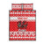 Personalized Wales Christmas Dragon Quilt Bed Set Nadolig Llawen Red Version - Wonder Print Shop