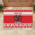 Personalized Wales Christmas Dragon Rubber Doormat Nadolig Llawen Red Version - Wonder Print Shop