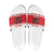 Personalized Wales Christmas Dragon Slide Sandals Nadolig Llawen Red Version - Wonder Print Shop