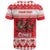 Personalized Wales Christmas Dragon T Shirt Nadolig Llawen Red Version - Wonder Print Shop