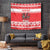 Personalized Wales Christmas Dragon Tapestry Nadolig Llawen Red Version - Wonder Print Shop