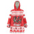 Personalized Wales Christmas Dragon Wearable Blanket Hoodie Nadolig Llawen Red Version - Wonder Print Shop