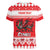 Personalized Wales Christmas Dragon Women V-Neck T-Shirt Nadolig Llawen Red Version - Wonder Print Shop