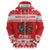 Personalized Wales Christmas Dragon Zip Hoodie Nadolig Llawen Red Version - Wonder Print Shop