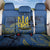 Personalized Holodomor Memorial Day Back Car Seat Cover Ukrainian Trident And Wheat Remembrance - Wonder Print Shop