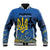 Personalized Holodomor Memorial Day Baseball Jacket Ukrainian Trident And Wheat Remembrance - Wonder Print Shop