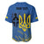 Personalized Holodomor Memorial Day Baseball Jersey Ukrainian Trident And Wheat Remembrance - Wonder Print Shop