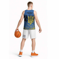 Personalized Holodomor Memorial Day Basketball Jersey Ukrainian Trident And Wheat Remembrance - Wonder Print Shop