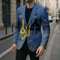Personalized Holodomor Memorial Day Blazer Ukrainian Trident And Wheat Remembrance - Wonder Print Shop