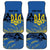 Personalized Holodomor Memorial Day Car Mats Ukrainian Trident And Wheat Remembrance - Wonder Print Shop
