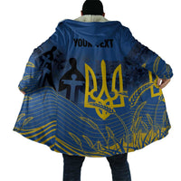 Personalized Holodomor Memorial Day Cloak Ukrainian Trident And Wheat Remembrance - Wonder Print Shop