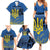 Personalized Holodomor Memorial Day Family Matching Summer Maxi Dress and Hawaiian Shirt Ukrainian Trident And Wheat Remembrance - Wonder Print Shop