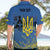 Personalized Holodomor Memorial Day Hawaiian Shirt Ukrainian Trident And Wheat Remembrance - Wonder Print Shop