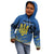 Personalized Holodomor Memorial Day Kid Hoodie Ukrainian Trident And Wheat Remembrance - Wonder Print Shop