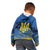 Personalized Holodomor Memorial Day Kid Hoodie Ukrainian Trident And Wheat Remembrance - Wonder Print Shop