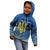 Personalized Holodomor Memorial Day Kid Hoodie Ukrainian Trident And Wheat Remembrance - Wonder Print Shop
