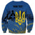 Personalized Holodomor Memorial Day Sweatshirt Ukrainian Trident And Wheat Remembrance - Wonder Print Shop