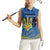 Personalized Holodomor Memorial Day Women Sleeveless Polo Shirt Ukrainian Trident And Wheat Remembrance - Wonder Print Shop