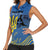 Personalized Holodomor Memorial Day Women Sleeveless Polo Shirt Ukrainian Trident And Wheat Remembrance - Wonder Print Shop