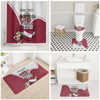Personalized Latvia Independence Day Bathroom Set 18th November 1918 - Wonder Print Shop
