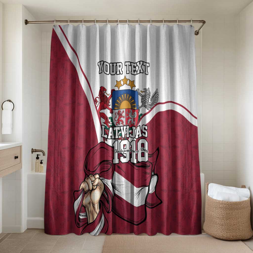Personalized Latvia Independence Day Bathroom Set 18th November 1918 - Wonder Print Shop