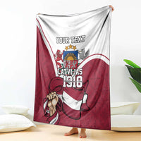 Personalized Latvia Independence Day Blanket 18th November 1918 - Wonder Print Shop