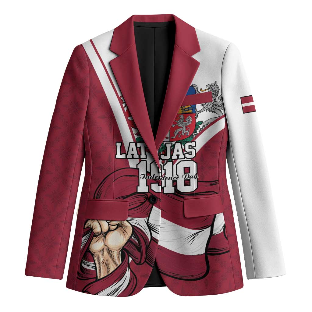 Personalized Latvia Independence Day Blazer 18th November 1918 - Wonder Print Shop