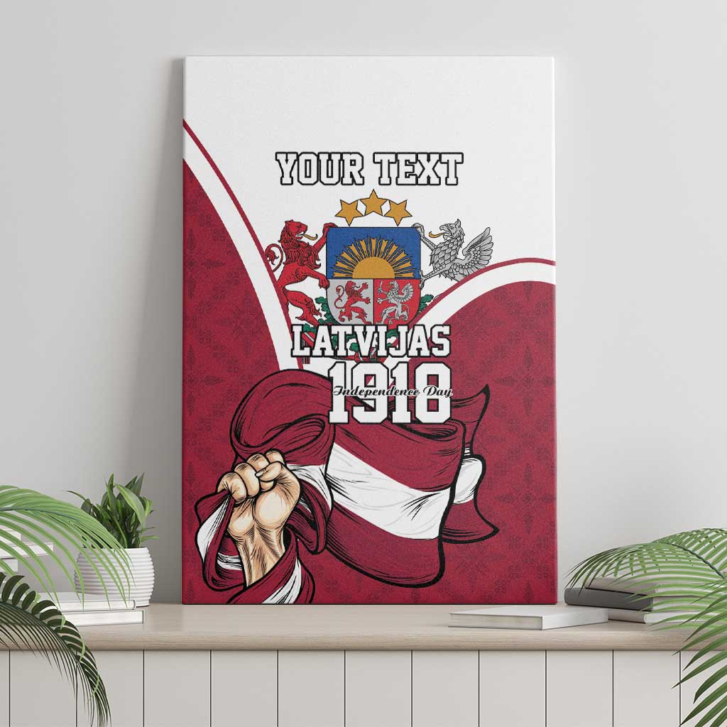 Personalized Latvia Independence Day Canvas Wall Art 18th November 1918 - Wonder Print Shop