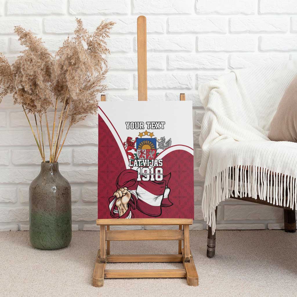 Personalized Latvia Independence Day Canvas Wall Art 18th November 1918 - Wonder Print Shop
