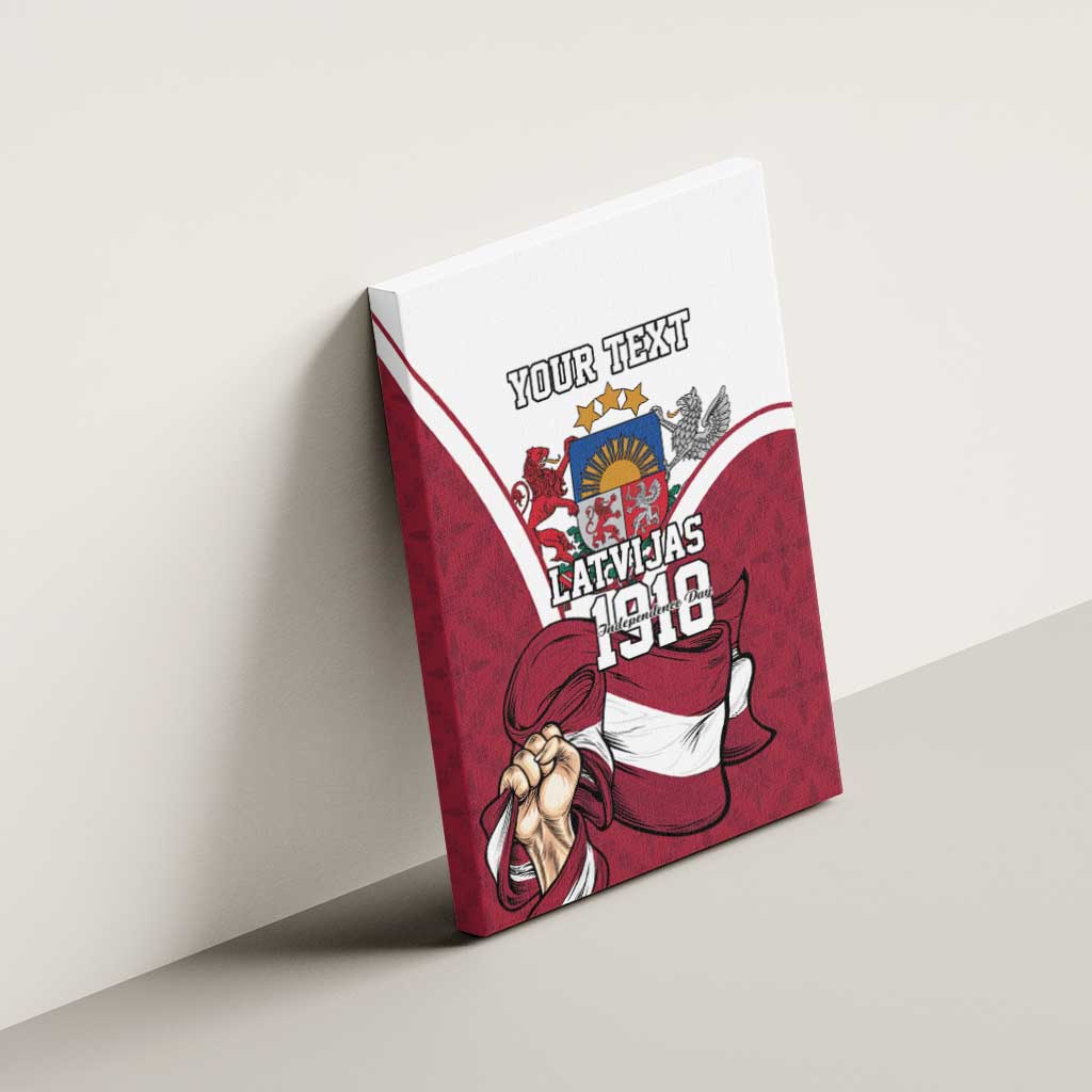 Personalized Latvia Independence Day Canvas Wall Art 18th November 1918 - Wonder Print Shop