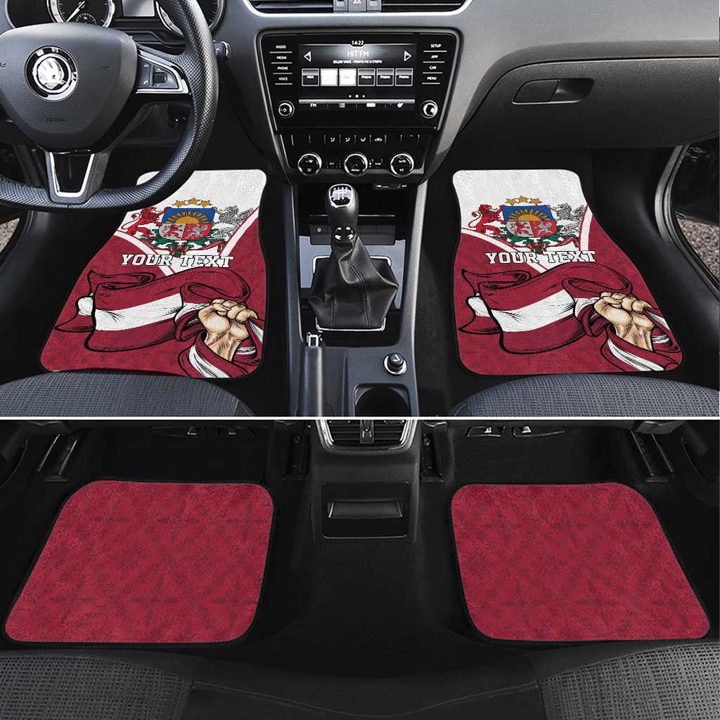 Personalized Latvia Independence Day Car Mats 18th November 1918 - Wonder Print Shop