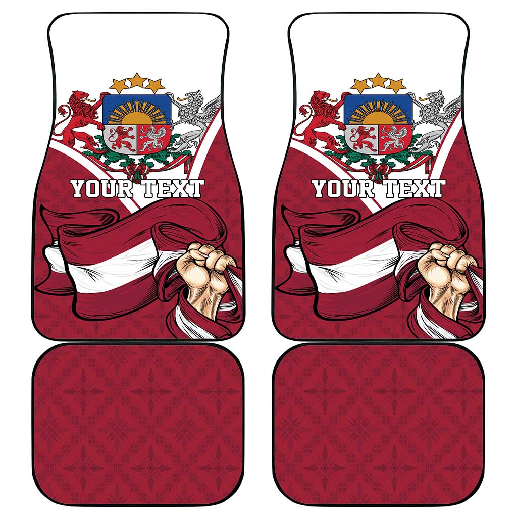 Personalized Latvia Independence Day Car Mats 18th November 1918 - Wonder Print Shop