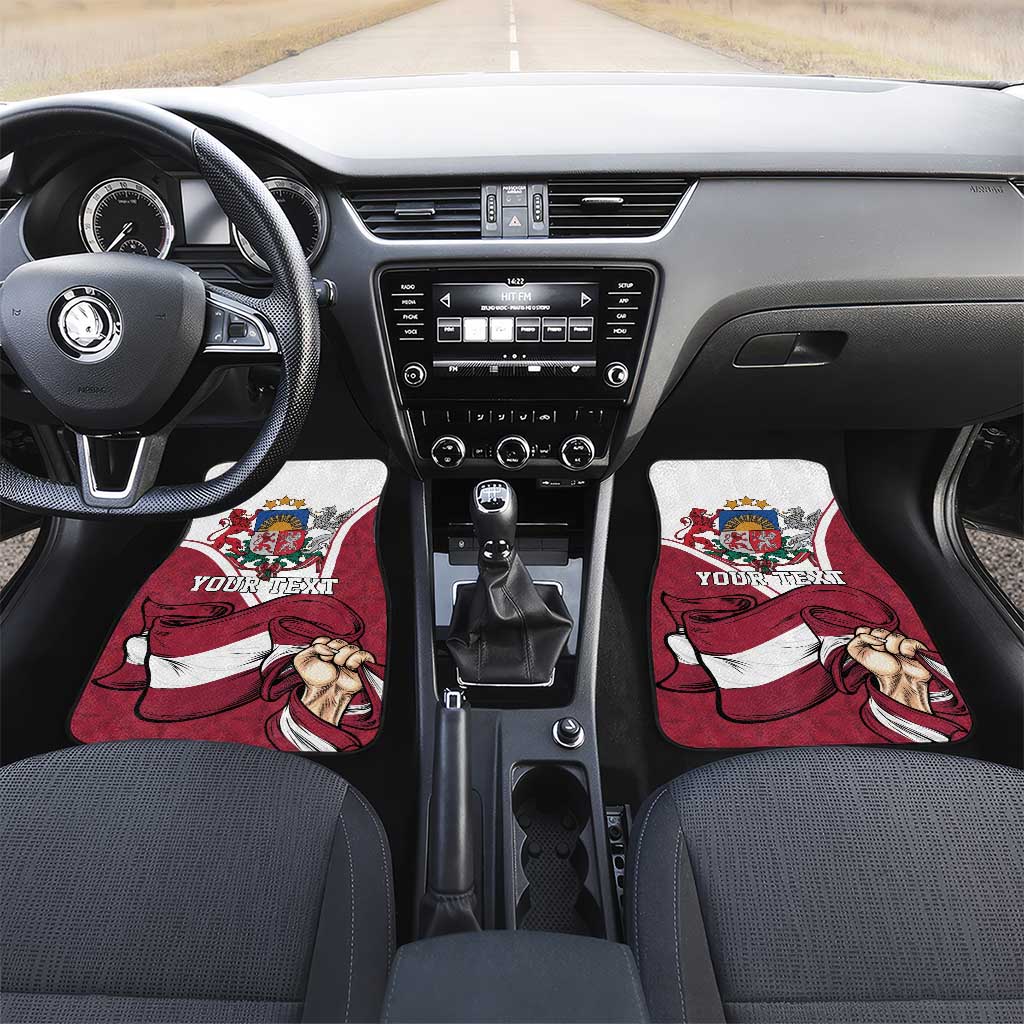 Personalized Latvia Independence Day Car Mats 18th November 1918 - Wonder Print Shop