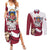 Personalized Latvia Independence Day Couples Matching Summer Maxi Dress and Long Sleeve Button Shirt 18th November 1918 - Wonder Print Shop