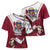 Personalized Latvia Independence Day Cross Shoulder Shirt 18th November 1918 - Wonder Print Shop