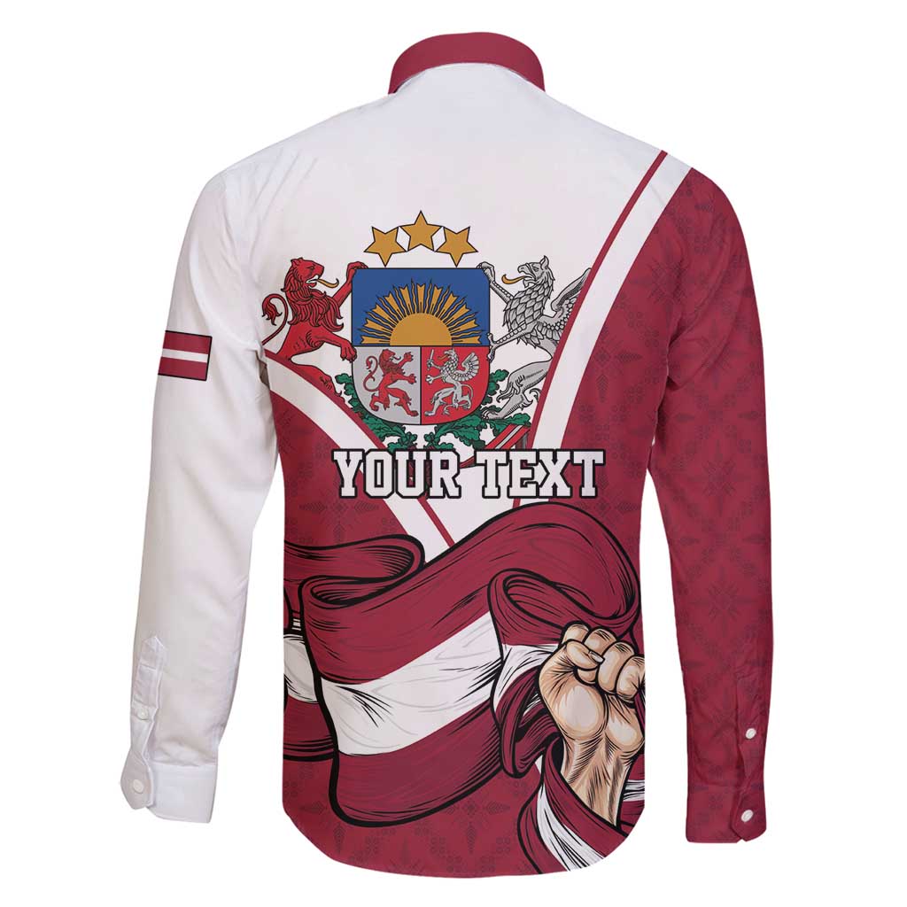 Personalized Latvia Independence Day Family Matching Long Sleeve Bodycon Dress and Hawaiian Shirt 18th November 1918 - Wonder Print Shop